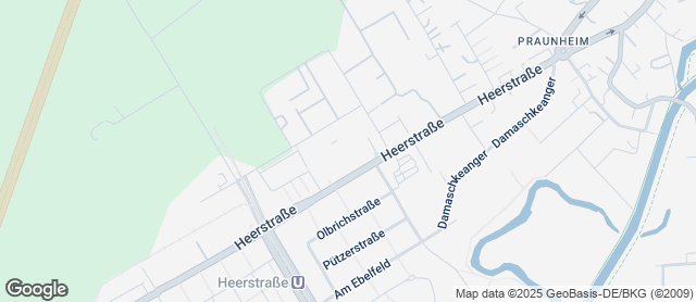 Karte mit Standort von Backhaus Schröer - Rewe Eugen-Hartmann-Straße (im Rewe Markt)