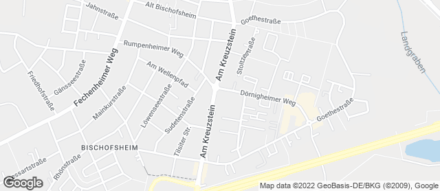 Karte mit Standort von Der Bäcker Eifler -  Bischofsheim Am Kreuzstein