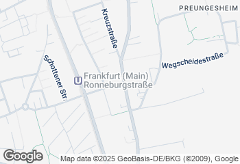 Karte mit Standort von Der Bäcker Eifler -  Homburger Landstraße