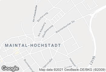Karte mit Standort von Bäckerei/Konditorei Ohl