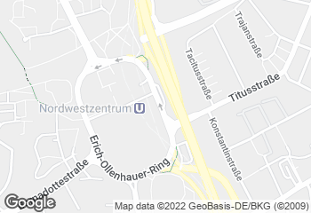 Karte mit Standort von Der Bäcker Eifler -  Nordwestzentrum