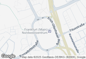 Karte mit Standort von Der Bäcker Eifler -  Nordwestzentrum