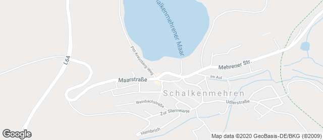 Karte mit Standort von Bäckerei Bernd Lenerz