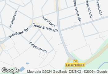 Karte mit Standort von Bäckerei Naumann  REWE