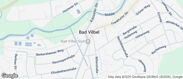 Karte mit Standort von Philippi´s Backstube Bad Vilbel