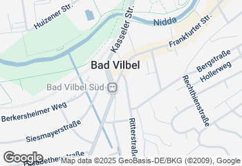 Karte mit Standort von Philippi´s Backstube Bad Vilbel