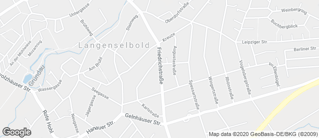 Karte mit Standort von Bäckerei Kirschner