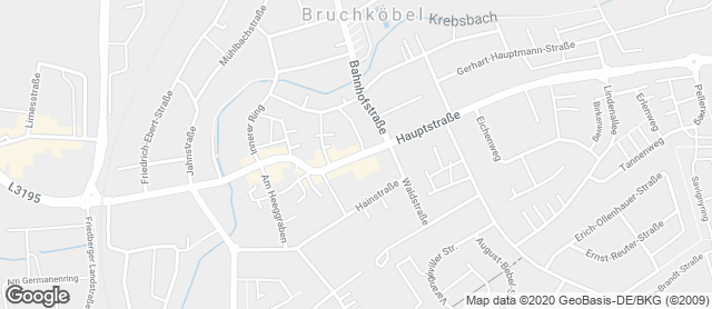 Karte mit Standort von Bäckerei/Konditorei Ohl
