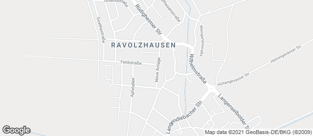 Karte mit Standort von Bäckerei Rudi Bär