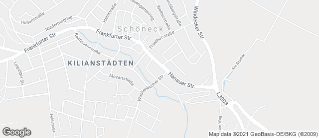 Karte mit Standort von Bäckerei/Konditorei Ohl