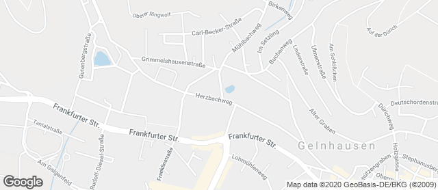 Karte mit Standort von Bäckerei Biebrich GbR