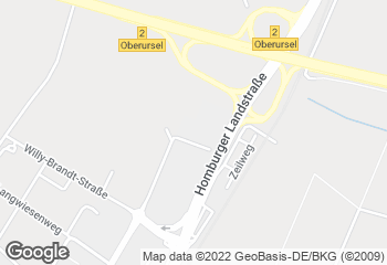 Karte mit Standort von Der Bäcker Eifler - Oberursel Toom Baumarkt