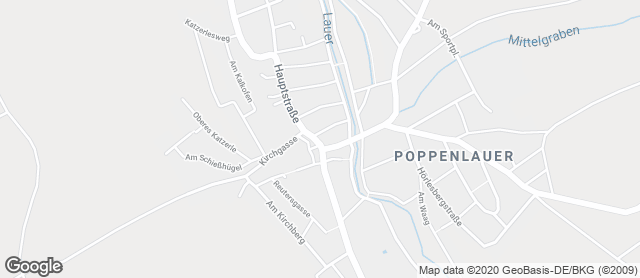 Karte mit Standort von Bäckerei Schmitt GmbH Filiale Poppenlauer