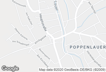 Karte mit Standort von Bäckerei Schmitt GmbH Filiale Poppenlauer