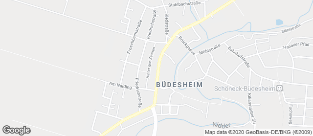 Karte mit Standort von Philippis Backstube , Fachgeschäft Büdesheim