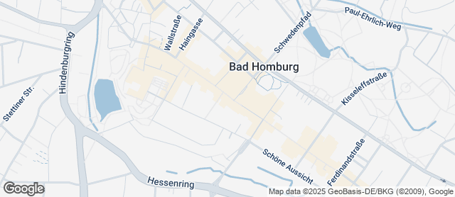 Karte mit Standort von biokaiser Bad Homburg