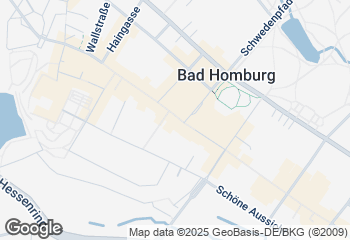 Karte mit Standort von biokaiser Bad Homburg