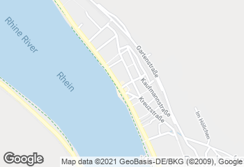 Karte mit Standort von Rewe Kamp-Bornhofen