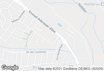 Karte mit Standort von Philippi´s Backstube im Nidder-Forum