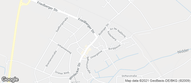 Karte mit Standort von Philippi´s Backstube, Fachgeschäft Heldenbergen
