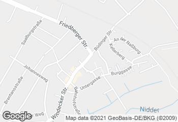 Karte mit Standort von Philippi´s Backstube, Fachgeschäft Heldenbergen
