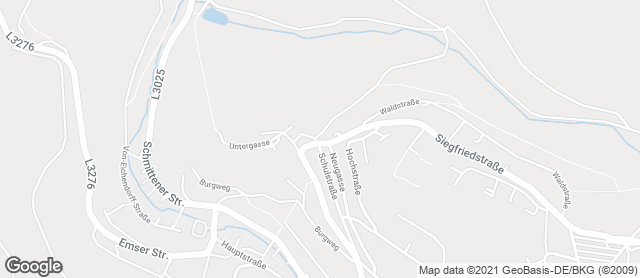 Karte mit Standort von Bäckerei Waldschmitt