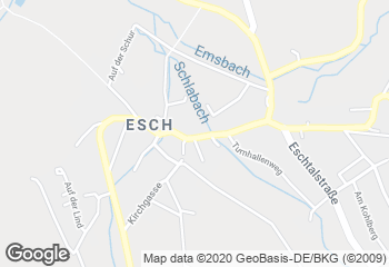 Karte mit Standort von Bäckerei Ries