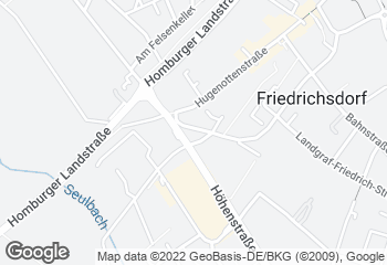 Karte mit Standort von Der Bäcker Eifler - Friedrichsdorf REWE