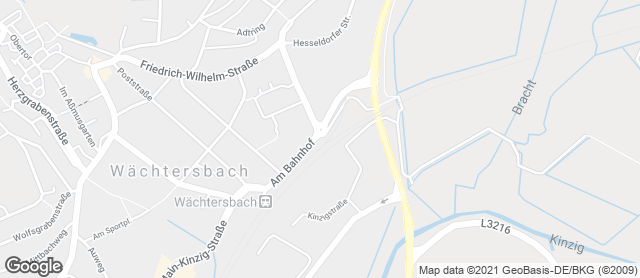 Karte mit Standort von Bäckerei Naumann