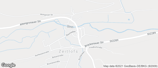 Karte mit Standort von Bäckerei Schneider