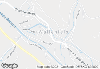 Karte mit Standort von Bäckerei Schauer; Inh. Bernd Schauer