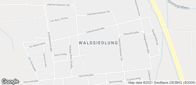 Karte mit Standort von Bäckerei Heid