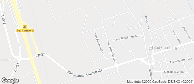 Karte mit Standort von Bäckerei Heck