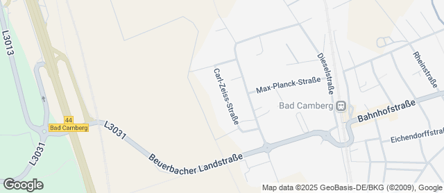 Karte mit Standort von Bäckerei Heck
