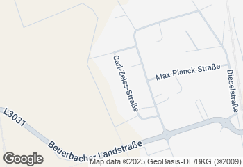 Karte mit Standort von Bäckerei Heck