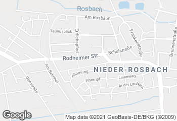 Karte mit Standort von Bäckerei Moos