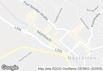 Karte mit Standort von Rewe Nastätten