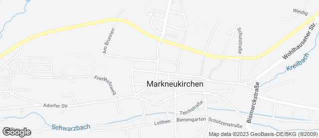 Karte mit Standort von Bäckerei Andreas Schuster