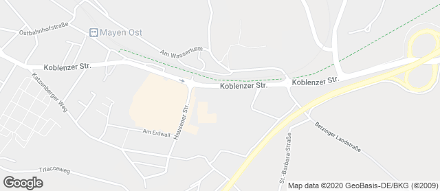 Karte mit Standort von Bäckerei Hoefer