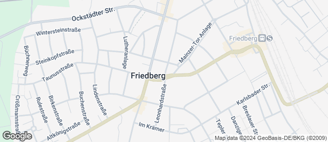Karte mit Standort von Bäckerei Löber