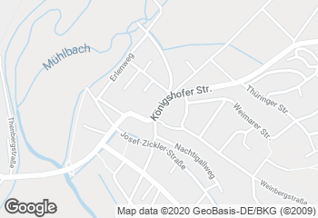 Karte mit Standort von Bäckerei Klüpfel