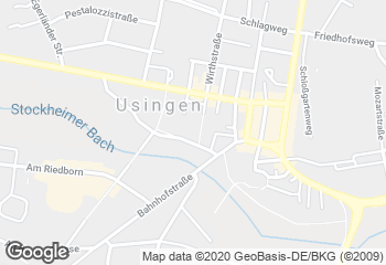 Karte mit Standort von Mühlenbäckerei Rudolf Jung GmbH Filiale Usingen (Edeka)