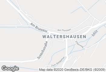 Karte mit Standort von Bäckerei Amthor