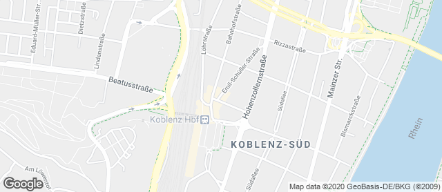 Karte mit Standort von Bäckerei Hoefer