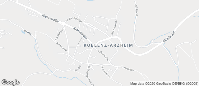 Karte mit Standort von Bäckerei-Konditorei Jens Gassen