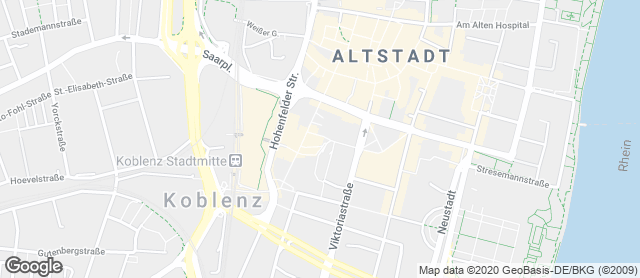 Karte mit Standort von Bäckerei Hoefer
