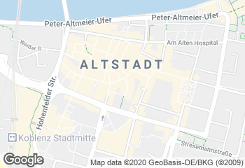 Karte mit Standort von Bäckerei Hoefer