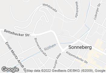 Karte mit Standort von Bäckerei-Konditorei Malter