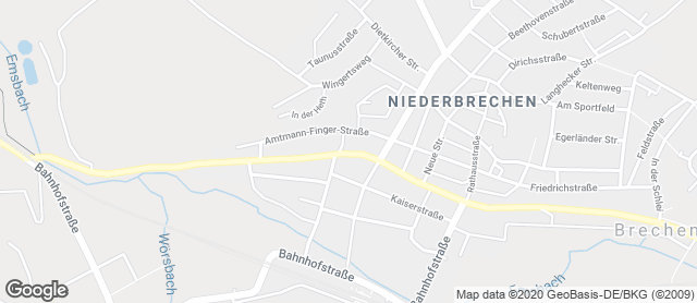 Karte mit Standort von Bäckerei Laux- Im Netto Markt Brechen