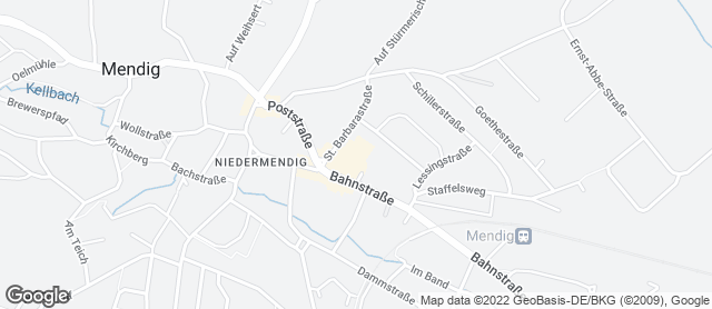 Karte mit Standort von Bäckerei "Die Lohners" - Mendig